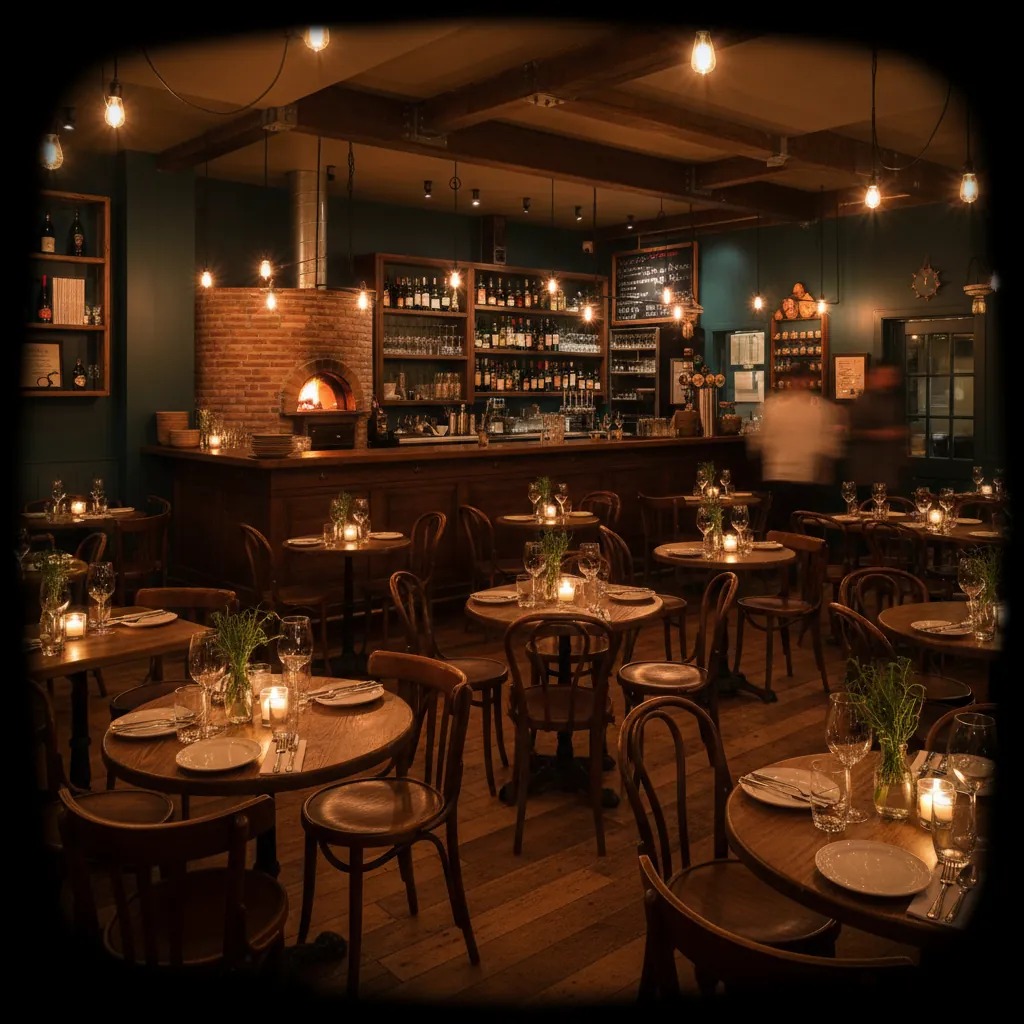 Sfeervol interieur van Brother Louie